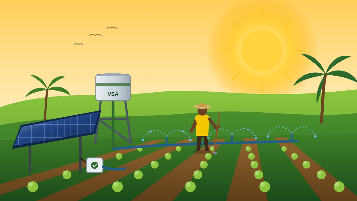 Pompage solaire pour l'irrigation agricole au Bénin